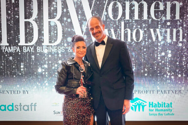 Michelle Delker of The William Stanley Group wins TBBW Women Who Win Financial Services Category.